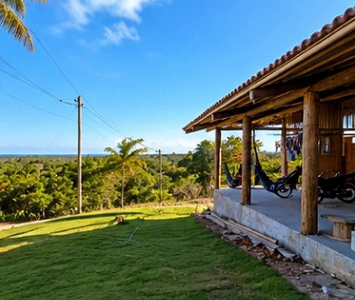 Vista do terreno